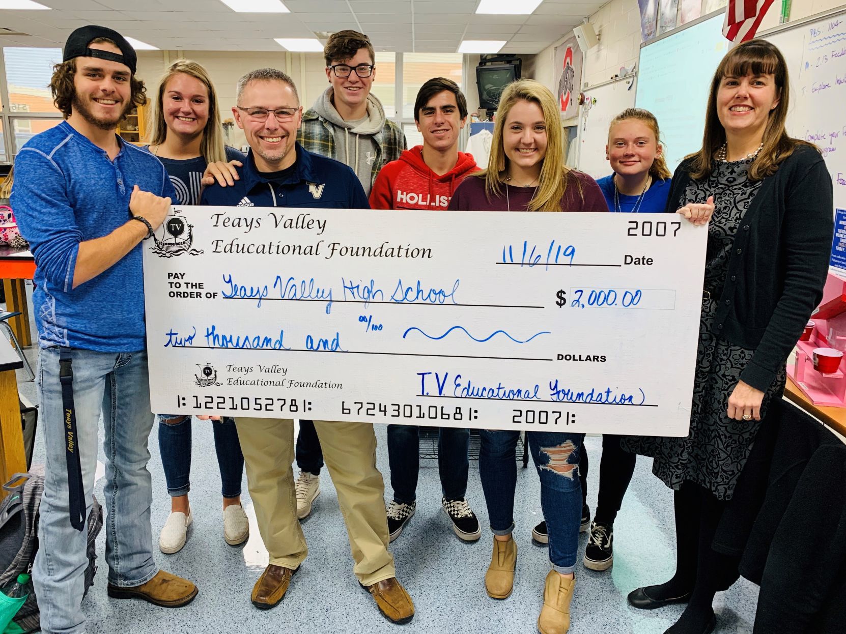 TVHS receives TVEF Grant